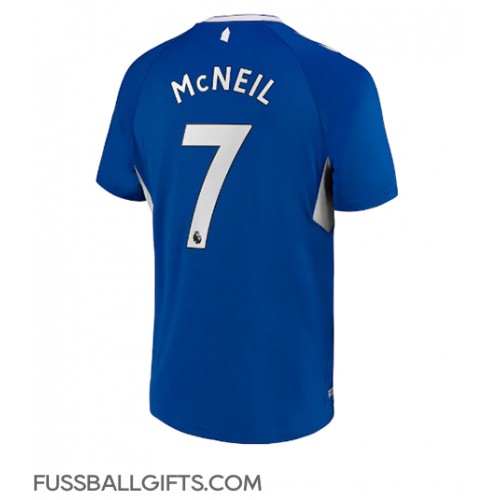 Everton Dwight McNeil #7 Fußballbekleidung Heimtrikot 2022-23 Kurzarm